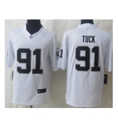 Nike Oakland Raiders 91 Justin Tuck White Game NFL Jersey Nike Oakland Raiders 91 Justin Tuck White Game NFL Jersey