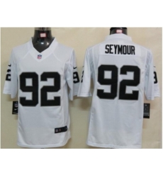 Nike Oakland Raiders 92 Richard Seymour white Limited NFL Jersey Nike Oakland Raiders 92 Richard Seymour white Limited NFL Jersey