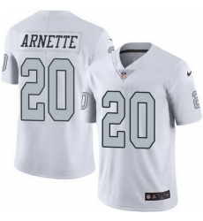 Nike Raiders 20 Damon Arnette White Men Stitched NFL Limited Rush Jersey Nike Raiders 20 Damon Arnette White Men Stitched NFL Limited Rush Jersey