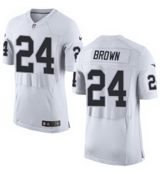 Nike Raiders #24 Willie Brown White Mens Stitched NFL New Elite Jersey Nike Raiders #24 Willie Brown White Mens Stitched NFL New Elite Jersey