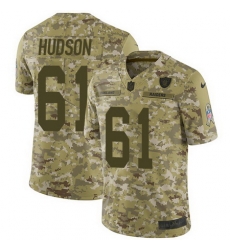 Nike Raiders #61 Rodney Hudson Camo Mens Stitched NFL Limited 2018 Salute To Service Jersey Nike Raiders #61 Rodney Hudson Camo Mens Stitched NFL Limited 2018 Salute To Service Jersey