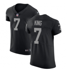 Nike Raiders #7 Marquette King Black Team Color Mens Stitched NFL Vapor Untouchable Elite Jersey Nike Raiders #7 Marquette King Black Team Color Mens Stitched NFL Vapor Untouchable Elite Jersey