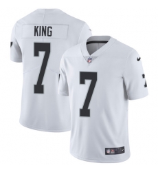 Nike Raiders #7 Marquette King White Mens Stitched NFL Vapor Untouchable Limited Jersey Nike Raiders #7 Marquette King White Mens Stitched NFL Vapor Untouchable Limited Jersey