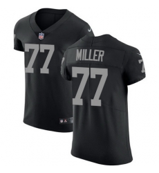 Nike Raiders #77 Kolton Miller Black Team Color Mens Stitched NFL Vapor Untouchable Elite Jersey Nike Raiders #77 Kolton Miller Black Team Color Mens Stitched NFL Vapor Untouchable Elite Jersey