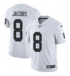Nike Raiders 8 Josh Jacobs White Men Stitched NFL Vapor Untouchable Limited Jersey Nike Raiders 8 Josh Jacobs White Men Stitched NFL Vapor Untouchable Limited Jersey