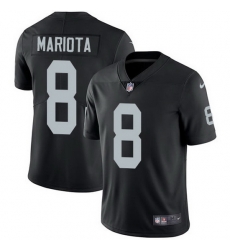 Nike Raiders 8 Marcus Mariota Black Team Color Men Stitched NFL Vapor Untouchable Limited Jersey Nike Raiders 8 Marcus Mariota Black Team Color Men Stitched NFL Vapor Untouchable Limited Jersey