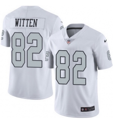 Nike Raiders 82 Jason Witten White Men Stitched NFL Limited Rush Jersey Nike Raiders 82 Jason Witten White Men Stitched NFL Limited Rush Jersey