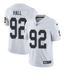 Nike Raiders #92 P J Hall White Mens Stitched NFL Vapor Untouchable Limited Jersey Nike Raiders #92 P J Hall White Mens Stitched NFL Vapor Untouchable Limited Jersey