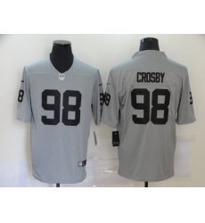 Nike Raiders 98 Maxx Crosby Gray Inverted Legend Limited Jersey Nike Raiders 98 Maxx Crosby Gray Inverted Legend Limited Jersey