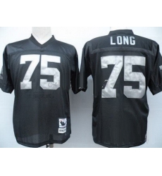 Oakland Raiders 75 Howie Long black(Silver Number)throwback Oakland Raiders 75 Howie Long black(Silver Number)throwback