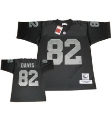 Oakland Raiders 82 Al Davis black throwback jerseys Oakland Raiders 82 Al Davis black throwback jerseys