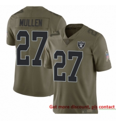 Raiders 27 Trayvon Mullen Olive Men Stitched Football Limited 2017 Salute To Service Jersey Raiders 27 Trayvon Mullen Olive Men Stitched Football Limited 2017 Salute To Service Jersey