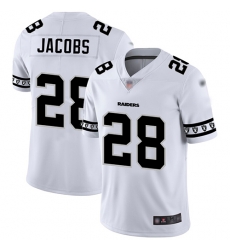 Raiders 28 Josh Jacobs White Mens Stitched Football Limited Team Logo Fashion Jersey Raiders 28 Josh Jacobs White Mens Stitched Football Limited Team Logo Fashion Jersey