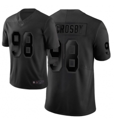 Raiders 98 Maxx Crosby Black Men Stitched Football Limited City Edition Jersey Raiders 98 Maxx Crosby Black Men Stitched Football Limited City Edition Jersey