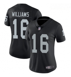 Raiders #16 Tyrell Williams Black Team Color Women Stitched Football Vapor Untouchable Limited Jersey Raiders #16 Tyrell Williams Black Team Color Women Stitched Football Vapor Untouchable Limited Jersey
