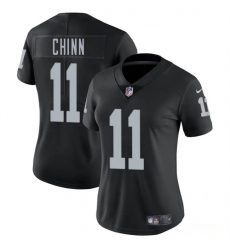 Women Las Vegas Raiders 11 Jeremy Chinn Black 2025 Vapor Stitched Jersey