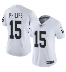 Women Las Vegas Raiders 15 Kyle Philips White 2025 Vapor Stitched Jersey