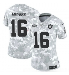 Women Las Vegas Raiders 16 Jakobi Meyers 2024 F U S E Arctic Camo Salute To Service Limited Stitched Jersey Women Las Vegas Raiders 16 Jakobi Meyers 2024 F U S E Arctic Camo Salute To Service Limited Stitched Jersey