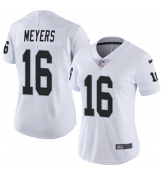 Women Las Vegas Raiders 16 Jakobi Meyers White 2023 F U S E With John Madden Patch Vapor Limited Stitched Football Jersey Women Las Vegas Raiders 16 Jakobi Meyers White 2023 F U S E With John Madden Patch Vapor Limited Stitched Football Jersey