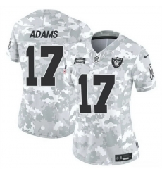 Women Las Vegas Raiders 17 Davante Adams 2024 F U S E Arctic Camo Salute To Service Limited Stitched Jersey Women Las Vegas Raiders 17 Davante Adams 2024 F U S E Arctic Camo Salute To Service Limited Stitched Jersey