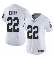 Women Las Vegas Raiders 22 Jeremy Chinn White 2025 Vapor Stitched Jersey Women Las Vegas Raiders 22 Jeremy Chinn White 2025 Vapor Stitched Jersey