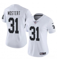 Women Las Vegas Raiders 31 Raheem Mostert White 2025 Vapor Stitched Jersey