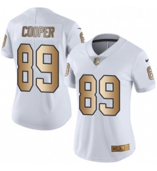 Womens Nike Oakland Raiders 89 Amari Cooper Limited WhiteGold Rush NFL Jersey Womens Nike Oakland Raiders 89 Amari Cooper Limited WhiteGold Rush NFL Jersey