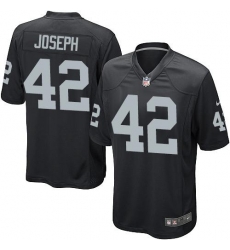 Nike Raiders #42 Karl Joseph Black Team Color Youth Stitched NFL Elite Jersey Nike Raiders #42 Karl Joseph Black Team Color Youth Stitched NFL Elite Jersey