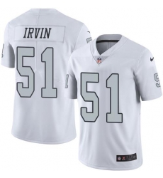 Nike Raiders #51 Bruce Irvin White Youth Stitched NFL Limited Rush Jersey Nike Raiders #51 Bruce Irvin White Youth Stitched NFL Limited Rush Jersey