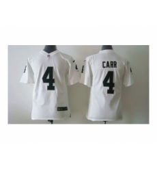 Nike Youth oakland raiders #4 carr white jerseys Nike Youth oakland raiders #4 carr white jerseys