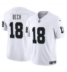 Youth Las Vegas Raiders 18 Jack Bech White 2025 Draft F U S E Vapor Untouchable Limited Stitched Football Jersey Youth Las Vegas Raiders 18 Jack Bech White 2025 Draft F U S E Vapor Untouchable Limited Stitched Football Jersey