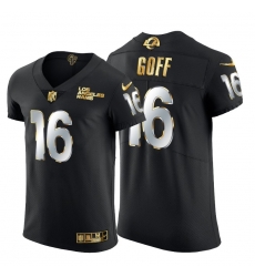 Los Angeles Rams 16 Jared Goff Men Nike Black Edition Vapor Untouchable Elite NFL Jersey Los Angeles Rams 16 Jared Goff Men Nike Black Edition Vapor Untouchable Elite NFL Jersey