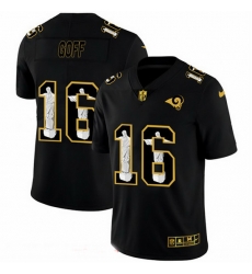 Los Angeles Rams 16 Jared Goff Men Nike Carbon Black Vapor Cristo Redentor Limited NFL Jersey Los Angeles Rams 16 Jared Goff Men Nike Carbon Black Vapor Cristo Redentor Limited NFL Jersey