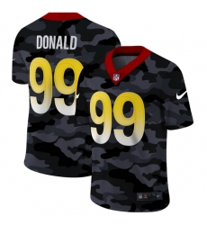 Los Angeles Rams 99 Aaron Donald Men Nike 2020 Black CAMO Vapor Untouchable Limited Stitched NFL Jersey Los Angeles Rams 99 Aaron Donald Men Nike 2020 Black CAMO Vapor Untouchable Limited Stitched NFL Jersey