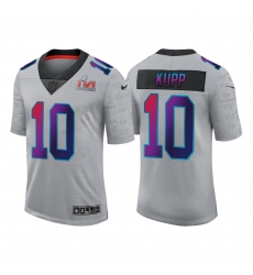 Men Los Angeles Rams 10 Cooper Kupp 2022 Grey Super Bowl LVI Limited Stitched Jersey Men Los Angeles Rams 10 Cooper Kupp 2022 Grey Super Bowl LVI Limited Stitched Jersey