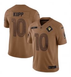 Men Los Angeles Rams 10 Cooper Kupp 2023 Brown Salute To Service Limited Stitched Football Jersey Men Los Angeles Rams 10 Cooper Kupp 2023 Brown Salute To Service Limited Stitched Football Jersey