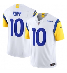 Men Los Angeles Rams 10 Cooper Kupp White 2023 F U S E Vapor Untouchable Limited Stitched Football Jersey Men Los Angeles Rams 10 Cooper Kupp White 2023 F U S E Vapor Untouchable Limited Stitched Football Jersey