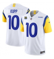 Men Los Angeles Rams 10 Cooper Kupp White 2024 F U S E With 4 Star C Patch Vapor Untouchable Limited Alternate Stitched Jersey Men Los Angeles Rams 10 Cooper Kupp White 2024 F U S E With 4 Star C Patch Vapor Untouchable Limited Alternate Stitched Jersey
