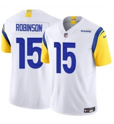 Men Los Angeles Rams 15 Demarcus Robinson White 2024 F U S E Vapor Untouchable Stitched Football Jersey Men Los Angeles Rams 15 Demarcus Robinson White 2024 F U S E Vapor Untouchable Stitched Football Jersey
