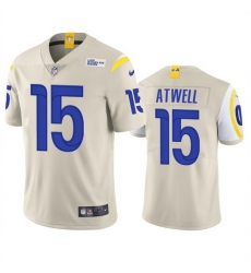 Men Los Angeles Rams 15 Tutu Atwell Bone Vapor Untouchable Limited Stitched Football Jersey Men Los Angeles Rams 15 Tutu Atwell Bone Vapor Untouchable Limited Stitched Football Jersey