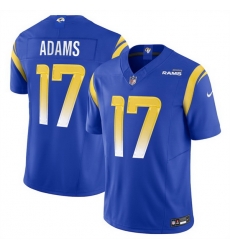 Men Los Angeles Rams 17 Davante Adams Blue 2024 F U S E Vapor Untouchable Stitched Football Jersey Men Los Angeles Rams 17 Davante Adams Blue 2024 F U S E Vapor Untouchable Stitched Football Jersey