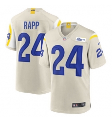 Men Los Angeles Rams #24 Taylor Rapp Bone Stitched Football Limited Jersey Men Los Angeles Rams #24 Taylor Rapp Bone Stitched Football Limited Jersey