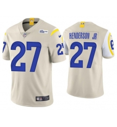 Men Los Angeles Rams 27 Darrell Henderson Jr Cream Vapor Untouchable Stitched Football Jersey Men Los Angeles Rams 27 Darrell Henderson Jr Cream Vapor Untouchable Stitched Football Jersey