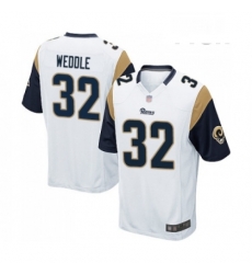 Men Los Angeles Rams 32 Eric Weddle Game White Football Jersey Men Los Angeles Rams 32 Eric Weddle Game White Football Jersey