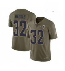 Men Los Angeles Rams 32 Eric Weddle Limited Olive 2017 Salute to Service Football Jersey Men Los Angeles Rams 32 Eric Weddle Limited Olive 2017 Salute to Service Football Jersey