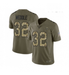 Men Los Angeles Rams 32 Eric Weddle Limited Olive Camo 2017 Salute to Service Football Jersey Men Los Angeles Rams 32 Eric Weddle Limited Olive Camo 2017 Salute to Service Football Jersey