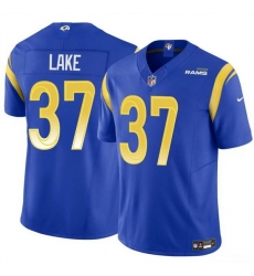 Men Los Angeles Rams 37 Quentin Lake Blue 2025 F U S E  Vapor Untouchable Stitched Football Jersey
