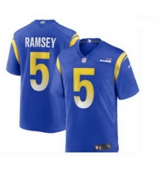 Men Los Angeles Rams 5 Jalen Los Angeles Ramsey Blue 2021 new vapor untouchable stitched nike limited Jersey Men Los Angeles Rams 5 Jalen Los Angeles Ramsey Blue 2021 new vapor untouchable stitched nike limited Jersey