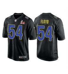 Men Los Angeles Rams 54 Leonard Floyd 2022 Black Super Bowl LVI Game Stitched Jersey Men Los Angeles Rams 54 Leonard Floyd 2022 Black Super Bowl LVI Game Stitched Jersey