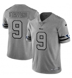 Men Los Angeles Rams 9 Matthew Stafford Men Nike Gray Gridiron II Vapor Untouchable Limited NFL Jersey Men Los Angeles Rams 9 Matthew Stafford Men Nike Gray Gridiron II Vapor Untouchable Limited NFL Jersey